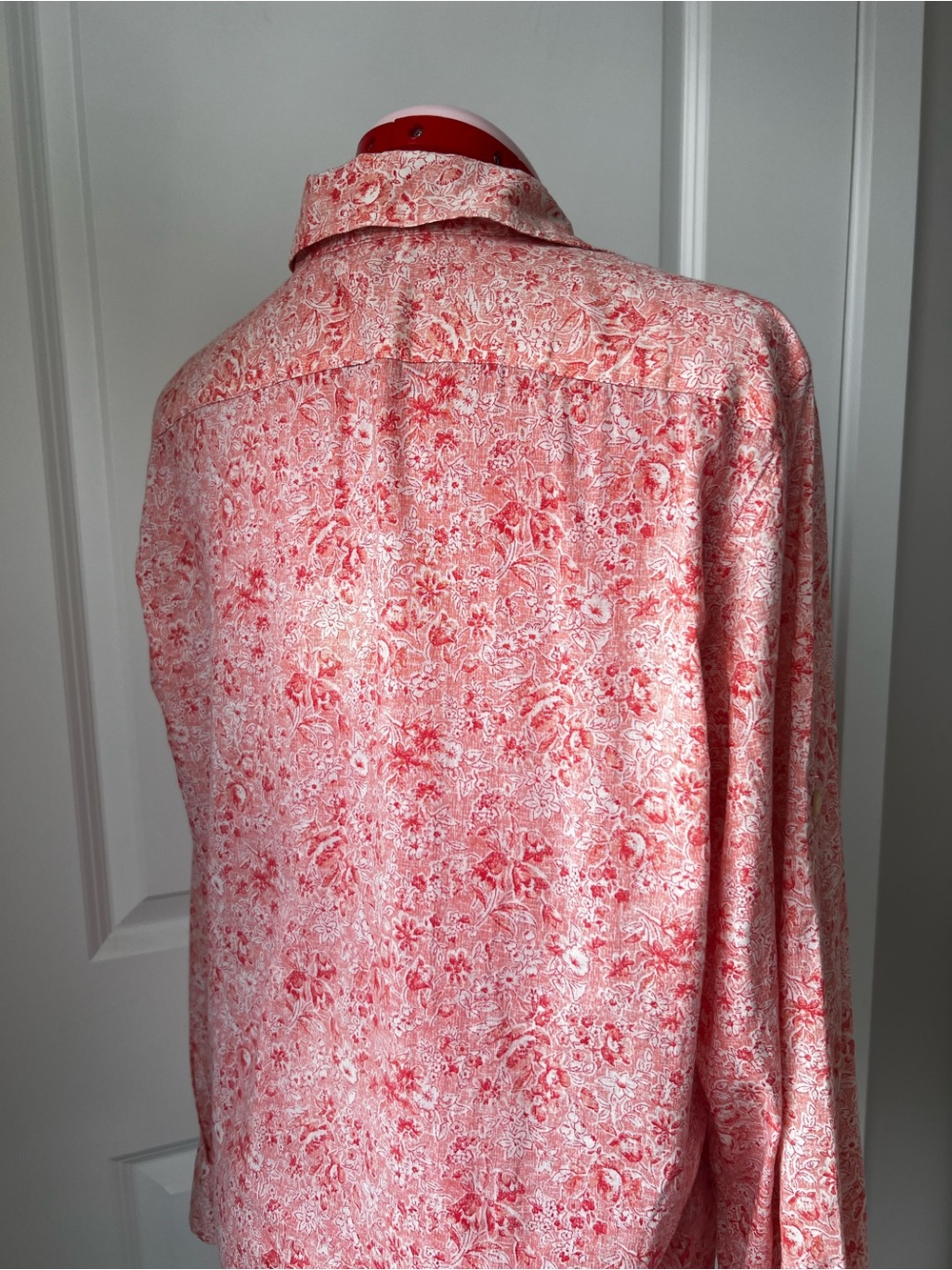 Ralph Lauren Pink and Red Floral Button-Front Shirt - Picture 5 of 7